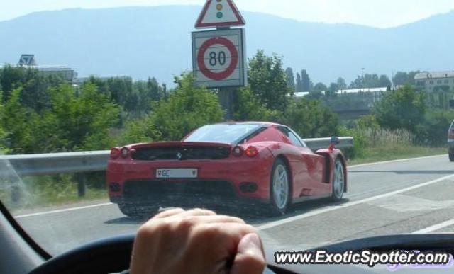 Ferrari Enzo spotted in Genève, Switzerland