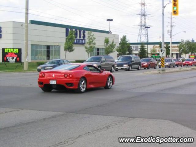 Ferrari 360 Modena spotted in Cambridge, Canada