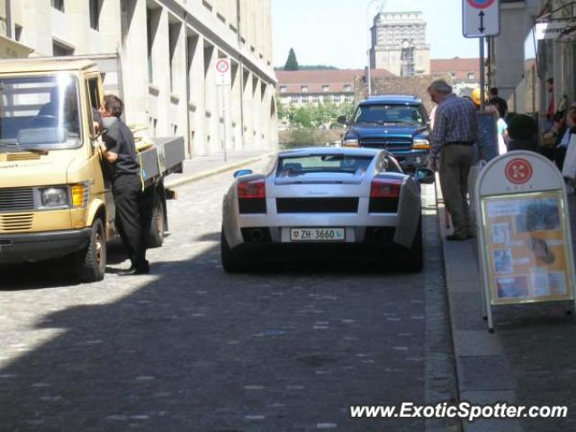 Lamborghini Gallardo spotted in Zürich, Switzerland