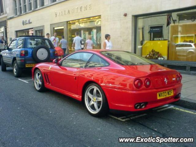 Ferrari 575M spotted in London, United Kingdom