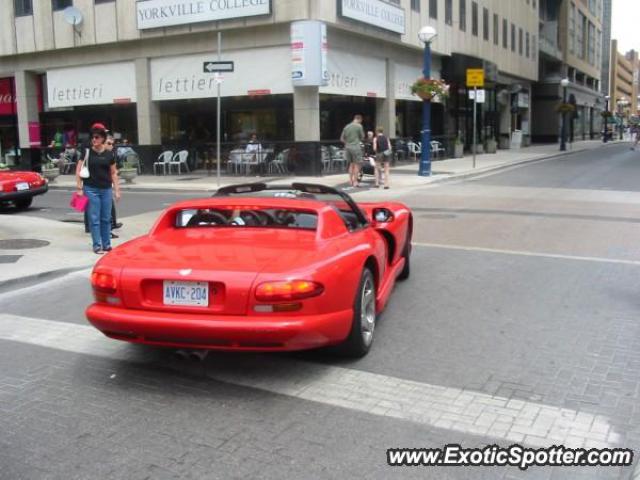 Dodge Viper spotted in Toronto, Canada