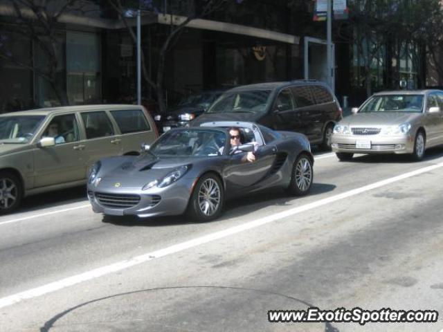 Lotus Elise spotted in Los Angeles, California