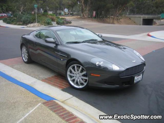 Aston Martin DB9 spotted in San Diego, California