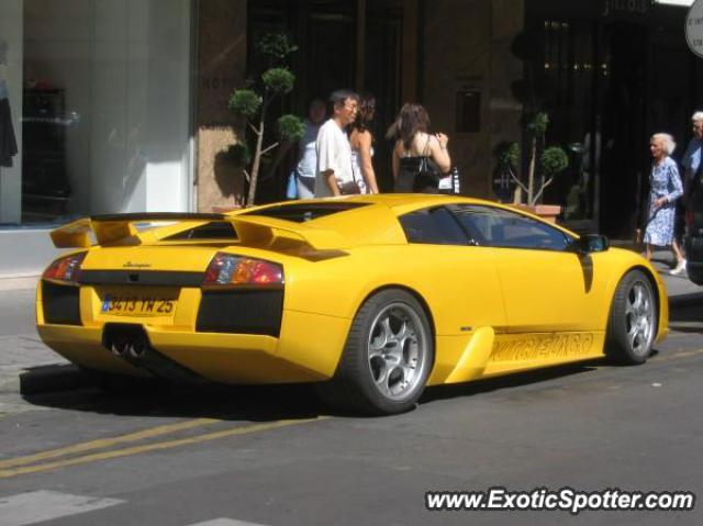 Lamborghini Murcielago spotted in Paris, France