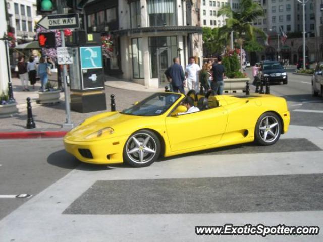 Ferrari 360 Modena spotted in Beverly Hills, California