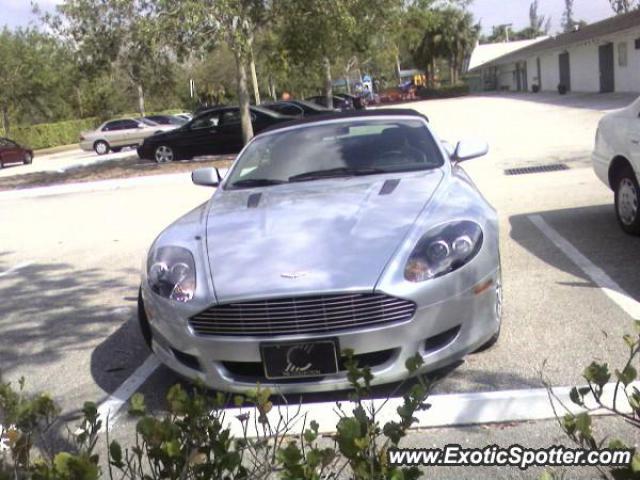 Aston Martin DB9 spotted in Fort Lauderdale, Florida