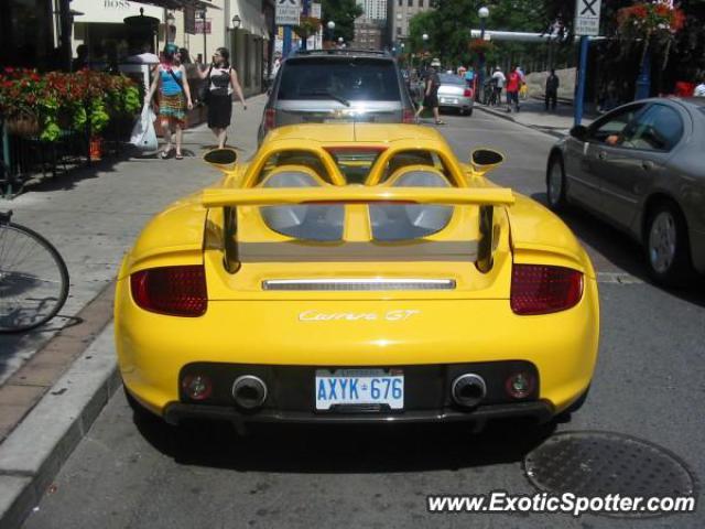 Porsche Carrera GT spotted in Toronto, Canada