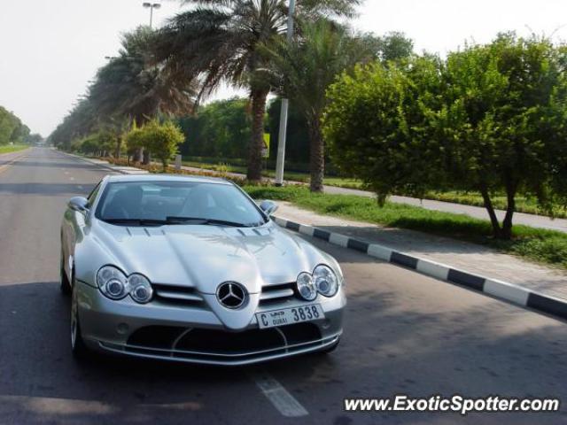 Mercedes SLR spotted in Dubai, United Arab Emirates