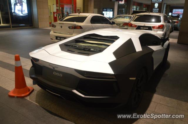 Lamborghini Aventador spotted in Kuala Lumpur, Malaysia