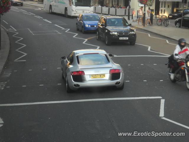 Audi R8 spotted in London, United Kingdom