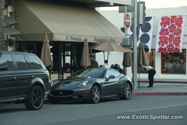 Ferrari California spotted in Beverly Hills, California