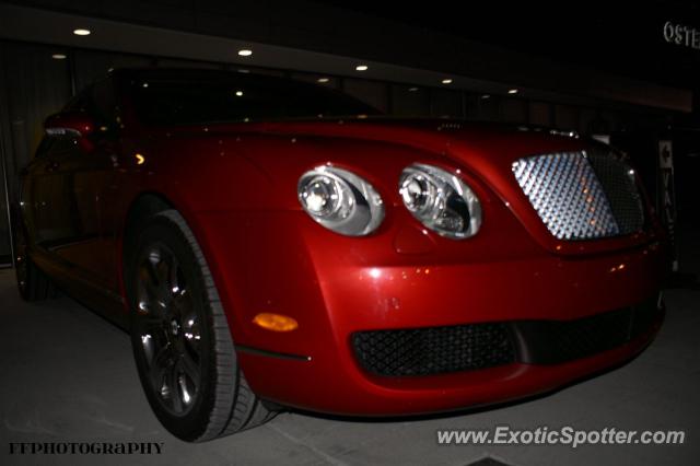 Bentley Continental spotted in Indianapolis, Indiana