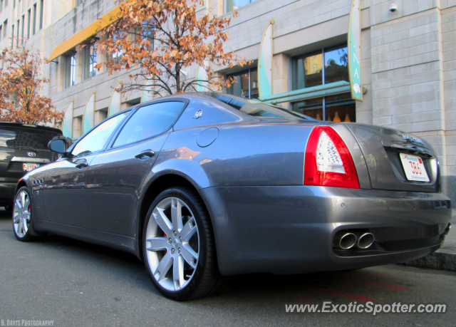 Maserati Quattroporte spotted in Boston, Massachusetts