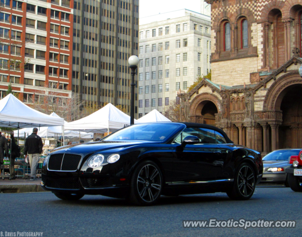 Bentley Continental spotted in Boston, Massachusetts