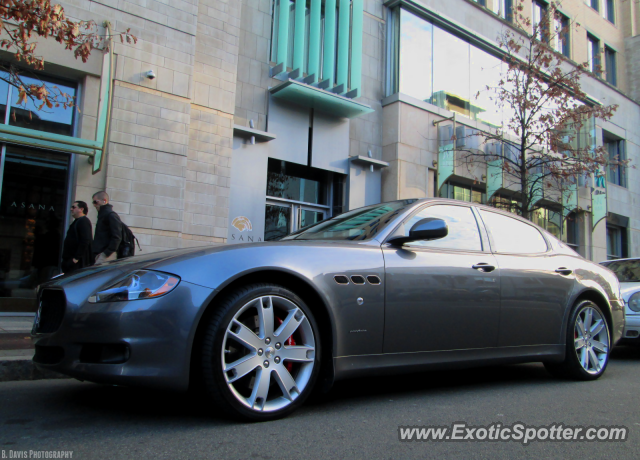 Maserati Quattroporte spotted in Boston, Massachusetts