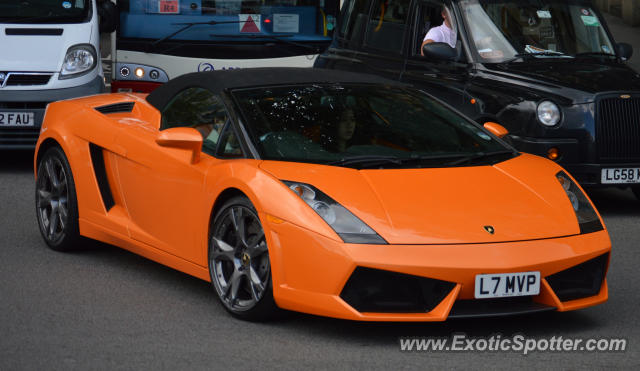 Lamborghini Gallardo spotted in London, United Kingdom