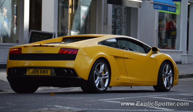 Lamborghini Gallardo spotted in London, United Kingdom