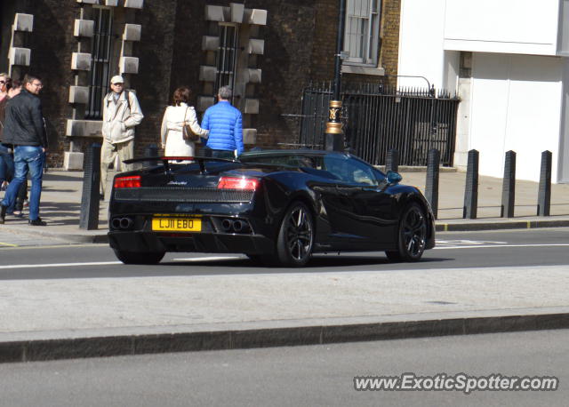 Lamborghini Gallardo spotted in London, United Kingdom