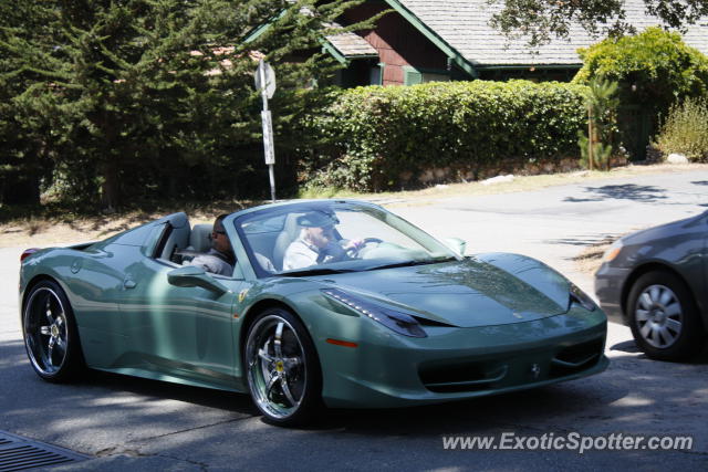 Ferrari 458 Italia spotted in Carmel, California