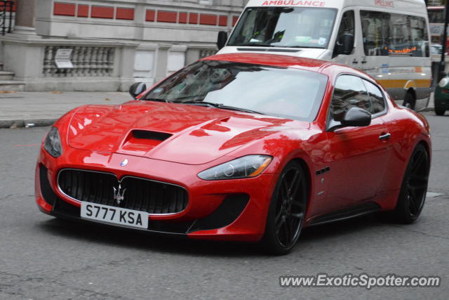 Maserati GranTurismo spotted in London, United Kingdom