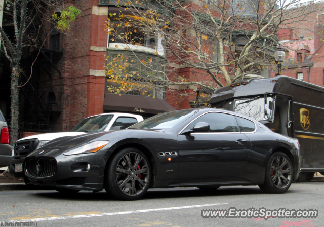 Maserati GranTurismo spotted in Boston, Massachusetts