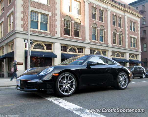 Porsche 911 spotted in Boston, Massachusetts