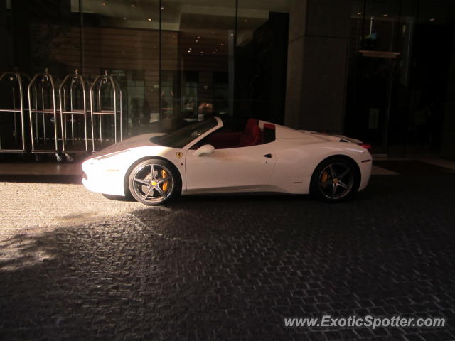 Ferrari 458 Italia spotted in San Francisco, California