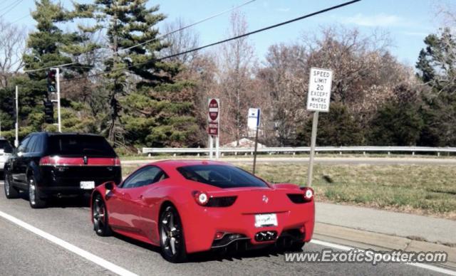 Ferrari 458 Italia spotted in St. Louis, Missouri