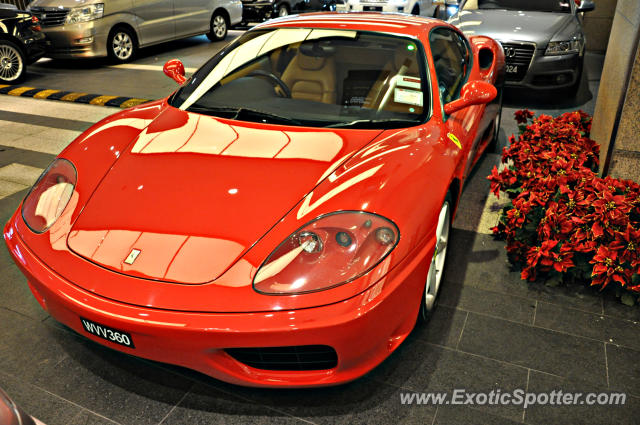 Ferrari 360 Modena spotted in Bukit Bintang KL, Malaysia