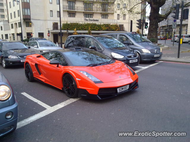 Lamborghini Gallardo spotted in London, United Kingdom