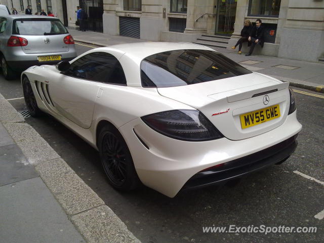 Mercedes SLR spotted in London, United Kingdom