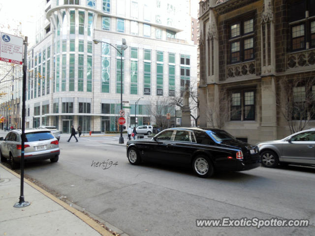 Rolls Royce Phantom spotted in Chicago, Illinois