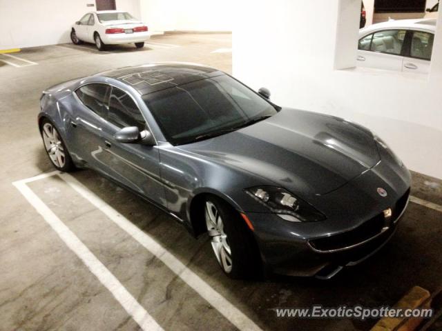 Fisker Karma spotted in Newport Beach, California