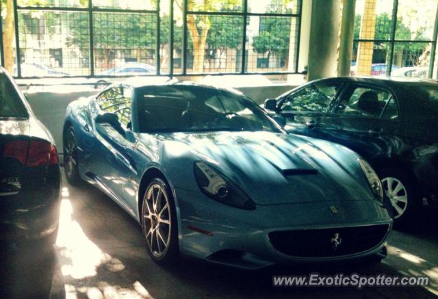 Ferrari California spotted in Irvine, California