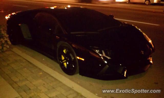 Lamborghini Aventador spotted in Louisville, Kentucky