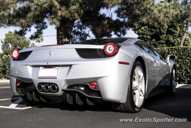 Ferrari 458 Italia spotted in Orange, California