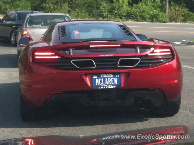 Mclaren MP4-12C spotted in Indianapolis, Indiana