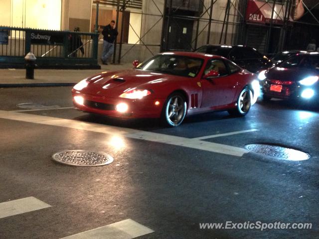 Ferrari 550 spotted in NYC, New York