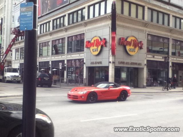 Dodge Viper spotted in Toronto, Canada