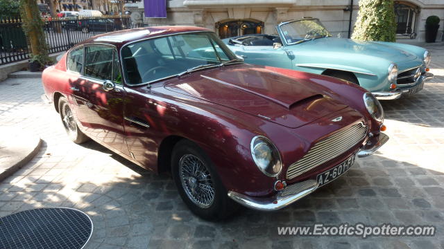 Aston Martin DB6 spotted in Paris, France