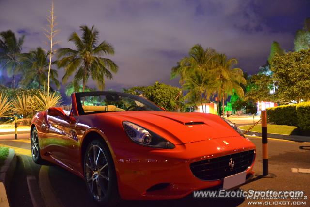 Ferrari California spotted in Basilia, Brazil