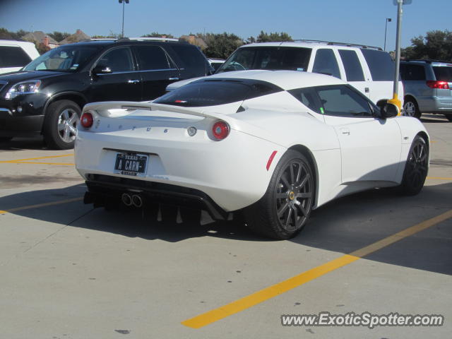 Lotus Evora spotted in Dallas, Texas