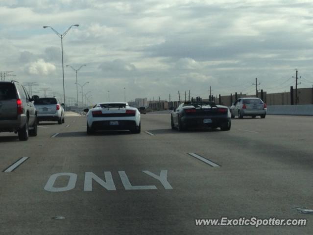 Lamborghini Gallardo spotted in Houston, Texas