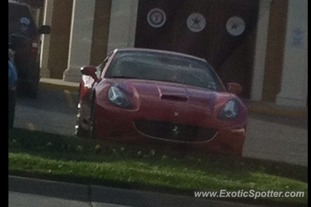 Ferrari California spotted in Dallas, Texas