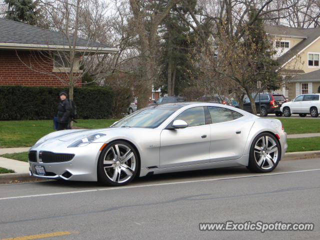 Fisker Karma spotted in WIlmette, Illinois