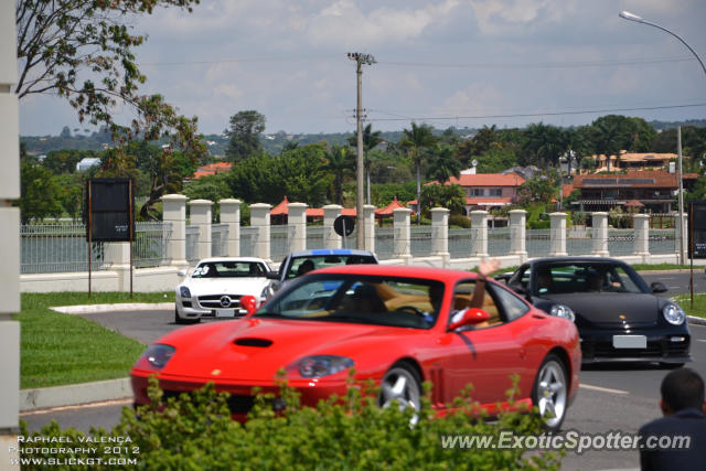 Ferrari 550 spotted in Brasília, Brazil