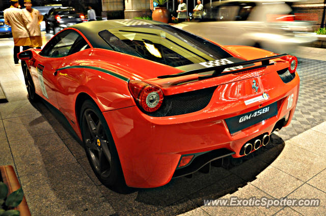 Ferrari 458 Italia spotted in KLCC Twin Tower, Malaysia