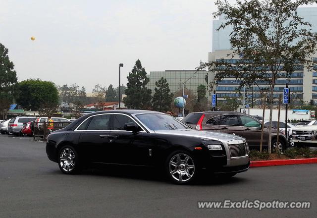 Rolls Royce Ghost spotted in Huntington Beach, California