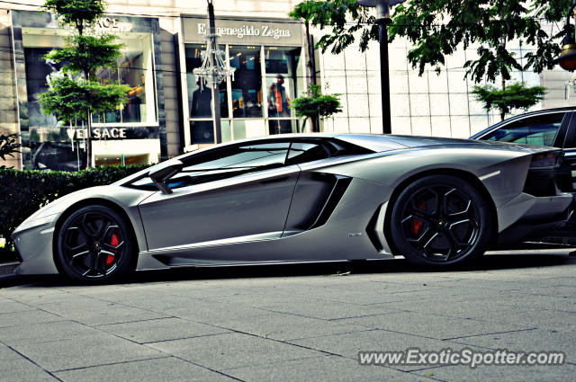 Lamborghini Aventador spotted in Bukit Bintang KL, Malaysia