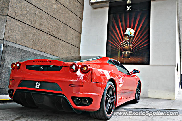 Ferrari F430 spotted in Bukit Bintang KL, Malaysia